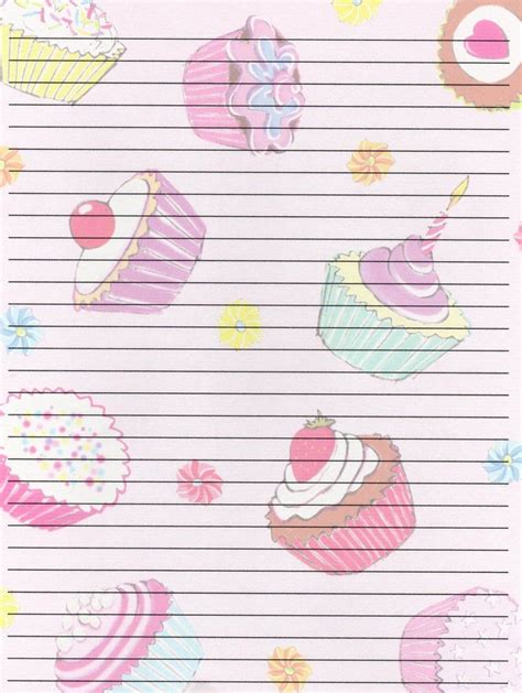 Printable Cute Notebook Paper