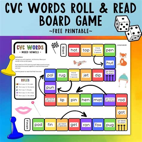 Printable Cvc Games