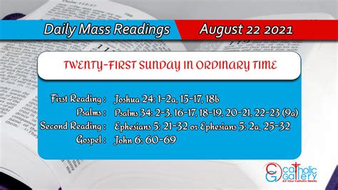 printable daily mass readings 2021