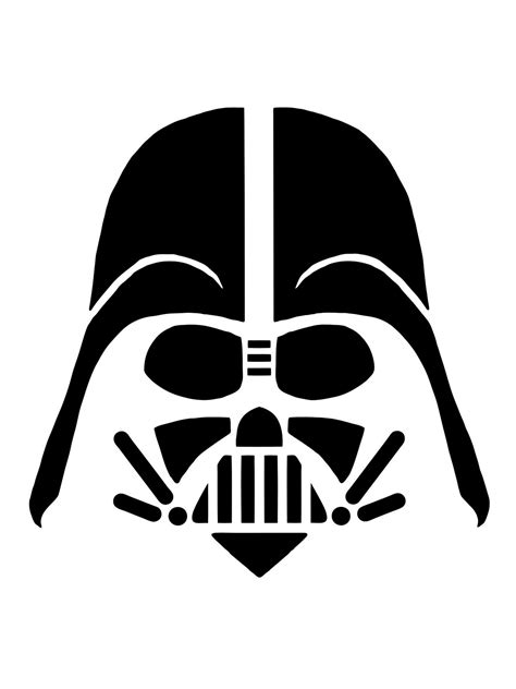 Printable Darth Vader Cake Stencil