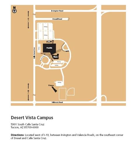 Printable Desert Vista Map