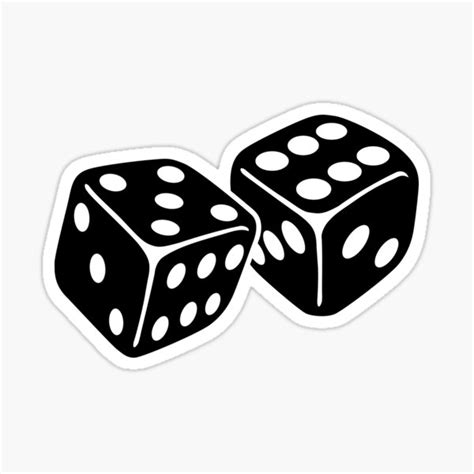 Printable Dice Stickers