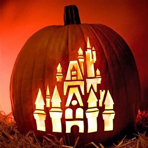 Printable Disney Castle Pumpkin Stencil: The Perfect Way To Celebrate Halloween