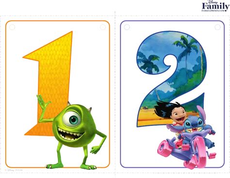 Printable Disney Number 2