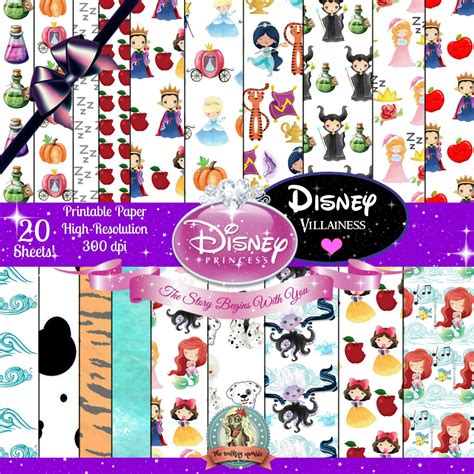 Printable Disney Scrapbook Paper