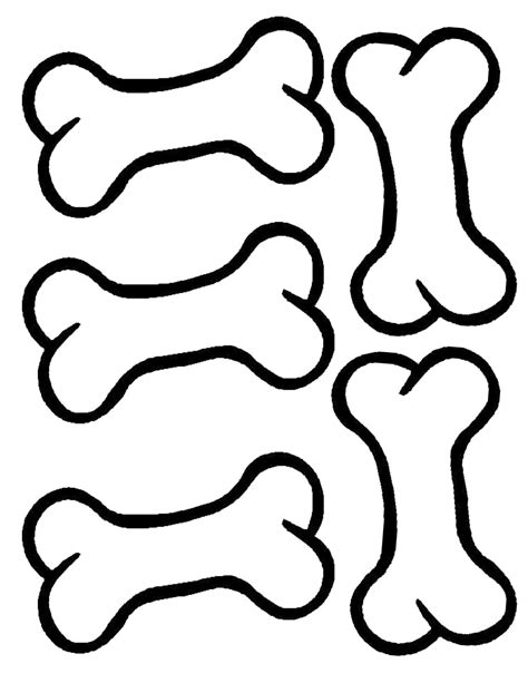 Printable Dog Bone Images