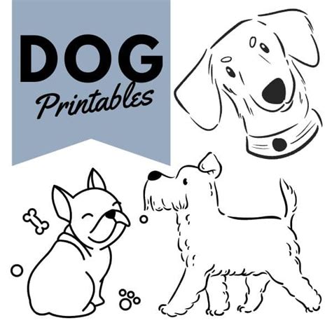 Printable Dog Image For Shrink Plastic