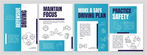 Printable Driver Safety Brochures