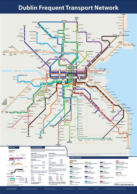 Printable Dublin Public Bus Map