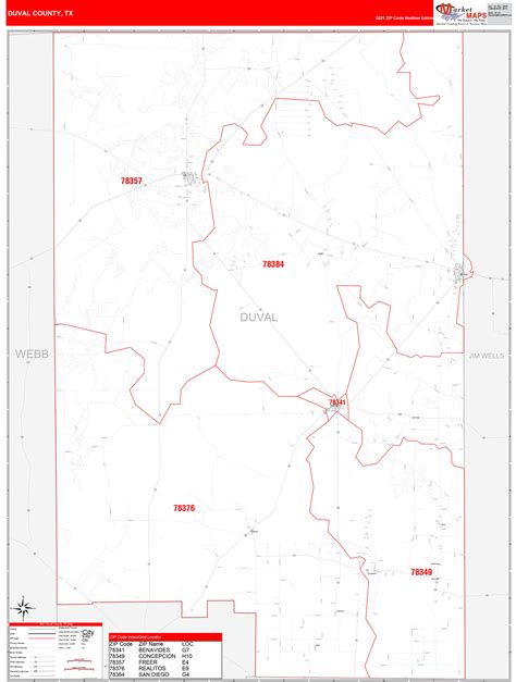 Printable Duval Zip Code Map