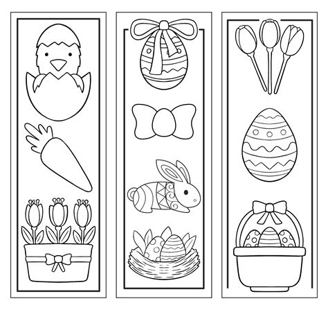 Printable Easter Bookmarks