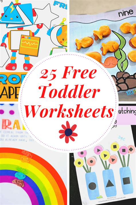 Printable Educational Activities For Toddlers