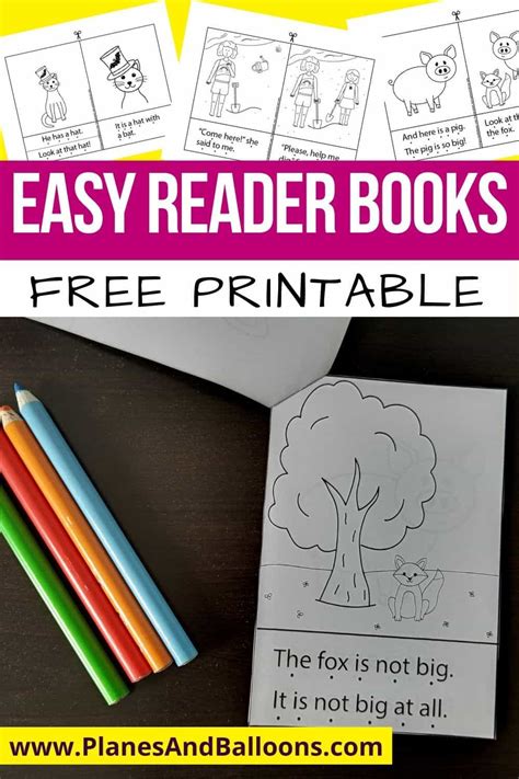 Printable Emergent Reader Booklets Kindergarten