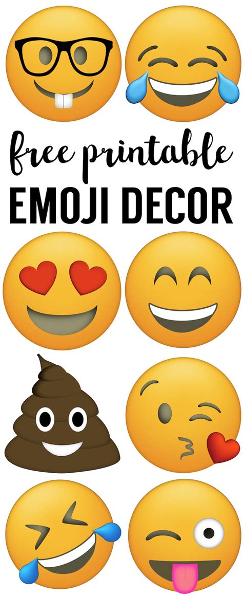 Printable Emoji Faces Templates