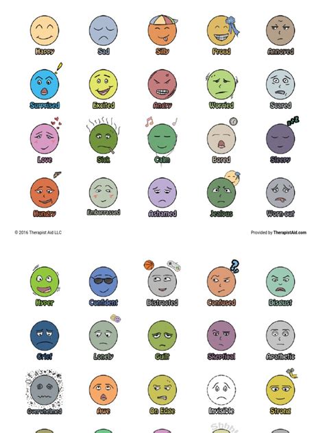 Printable Emotion Faces Pdf