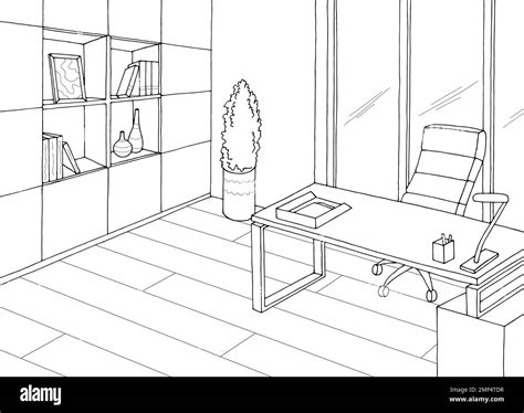 Printable Empty Office To Draw