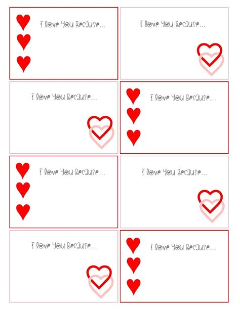 Printable Envelopes Love Notes