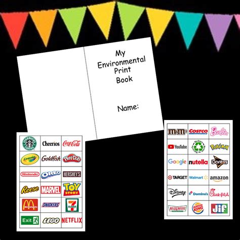 Printable Environmental Print Book