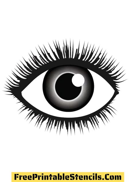 Printable Eyes Word Template