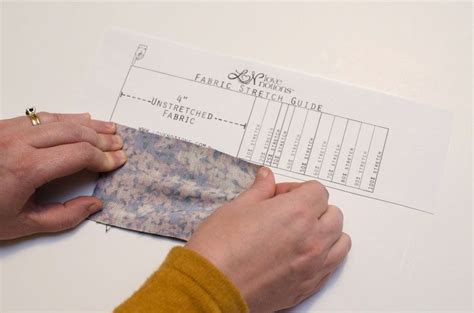 Printable Fabric Stretch Guide