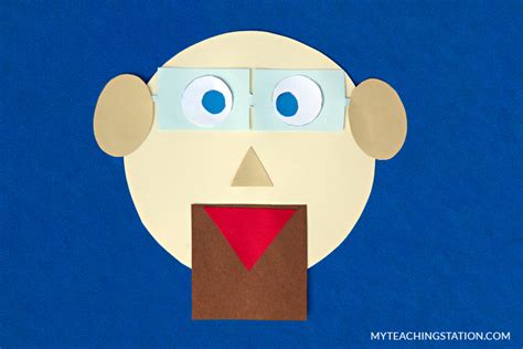 Printable Face Using Shapes