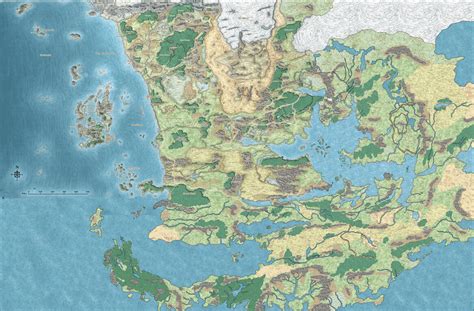 Printable Faerun Map 5E