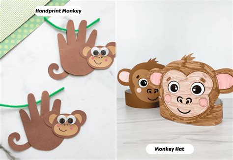 Printable Fake Monkey For Teaching