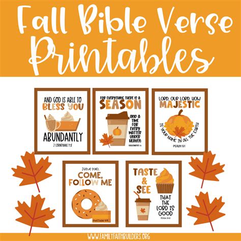 Printable Fall Bible Verse