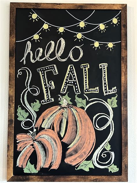 Printable Fall Chalkboard Prints