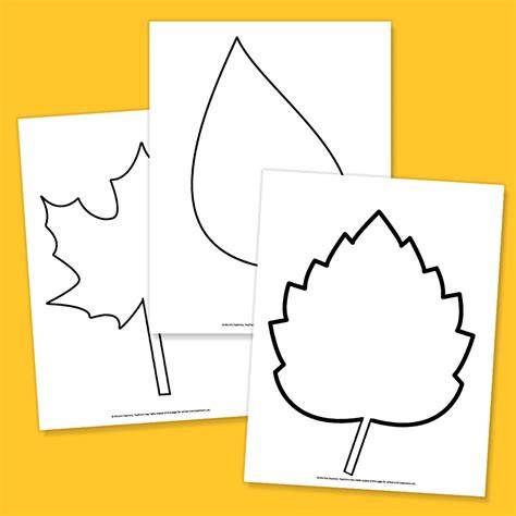 Printable Fall Leaves Templates