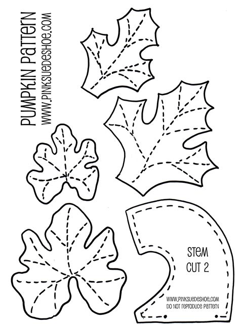 Printable Fall Pattern Sewing E Patterns