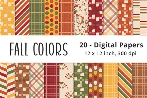 Printable Fall Vector Paper