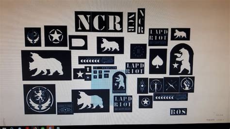 Printable Fallout Ncr Bear Stencils