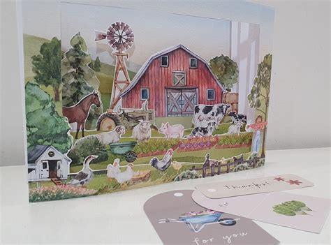 Printable Farm Pop Up
