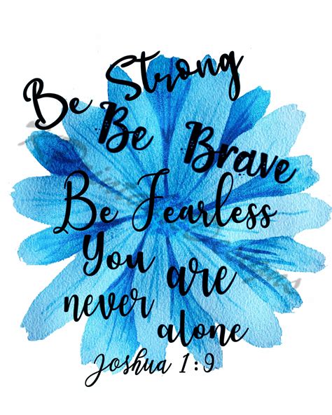 Printable Fearless Bible Quotes