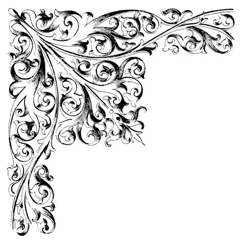 Printable Filigree Patterns