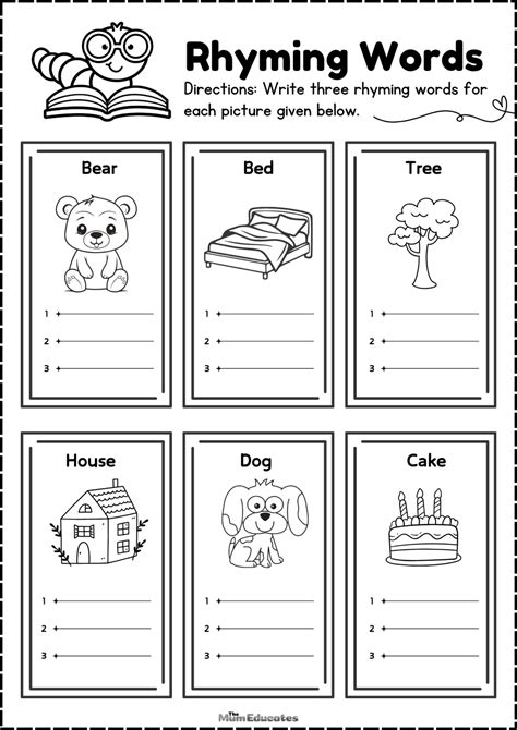 Printable Fill In Rhymes