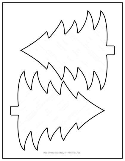 Printable Fir Tree Template