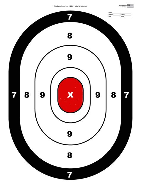 Printable Firearm Training Targets