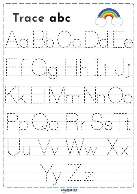 Printable First Grade Tracing