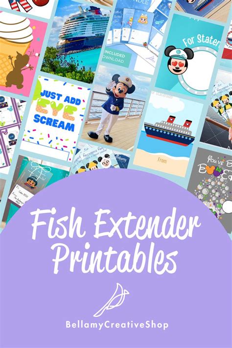 Printable Fish Extender Stickers