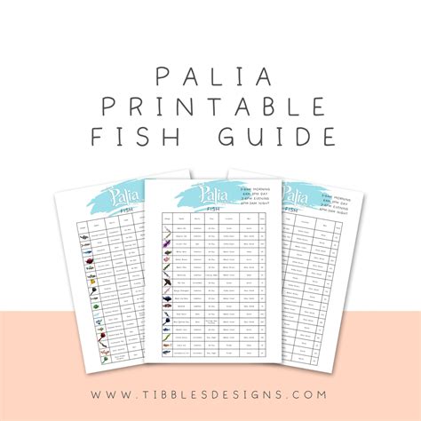 Printable Fish Guide For The Boat