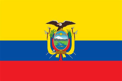 Printable Flag Of Ecuador