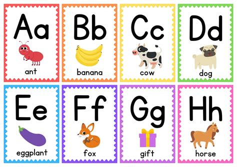 Printable Flash Cards Letters