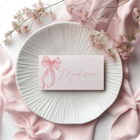 Printable Flat Place Cards