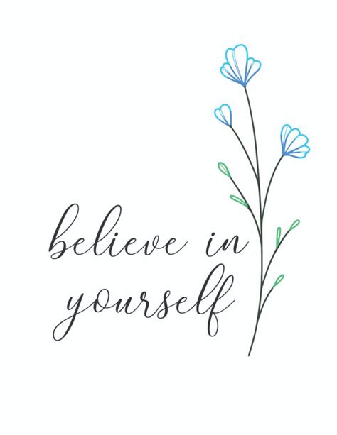 Printable Floral Calligraphy Quotes