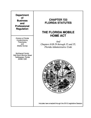 Printable Florida Chapter 723