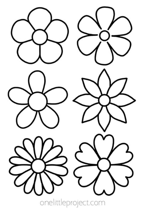 Printable Flower Patterns Sewing