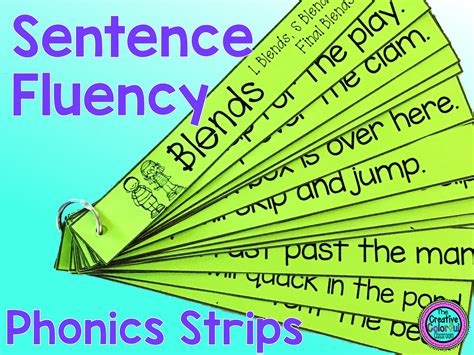 Printable Fluency Phrase Strips