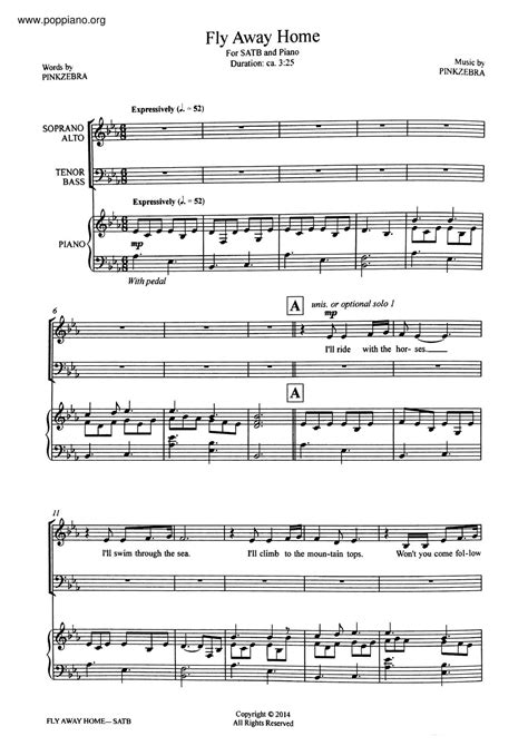 Printable Fly Away Home